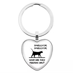 Heart-Shaped Cat Keychain (From The Movie "Friends")